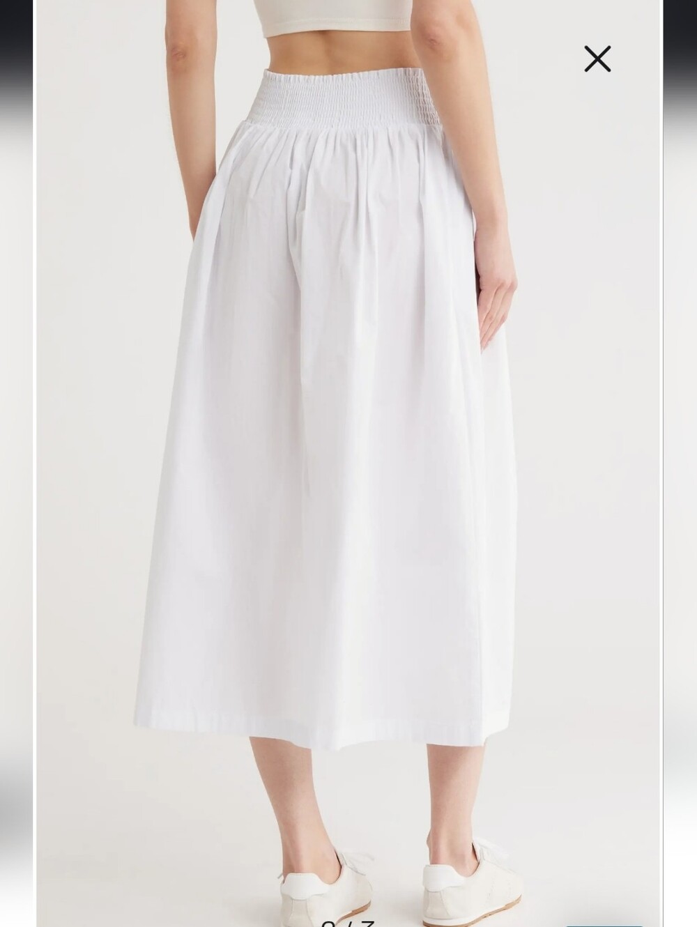 Calvin Klein White Maxi Skirt - Picture 2 of 5
